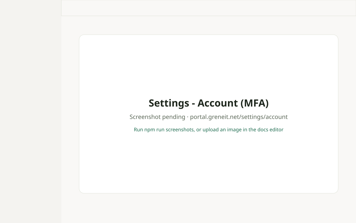 Settings → Account, showing the two-factor authentication card