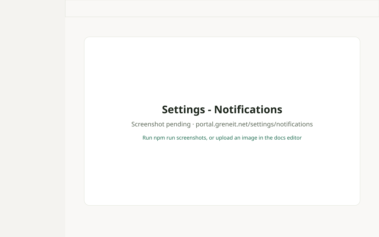 Settings → Notifications